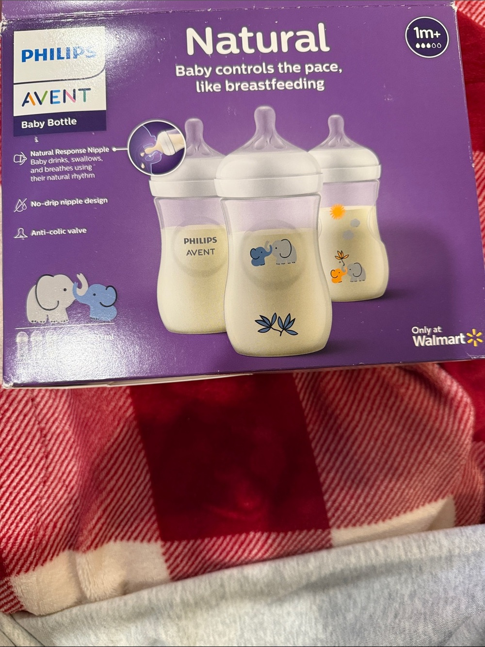 Philips AVENT Natural Baby Bottle Set - White with Animal Prints